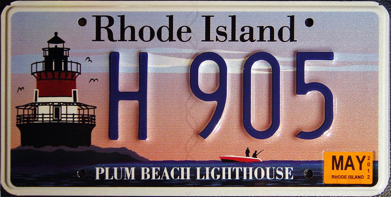 none Lighthouse License Plates