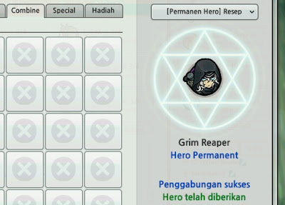 Resep Combine Hero Permanen Lost Saga