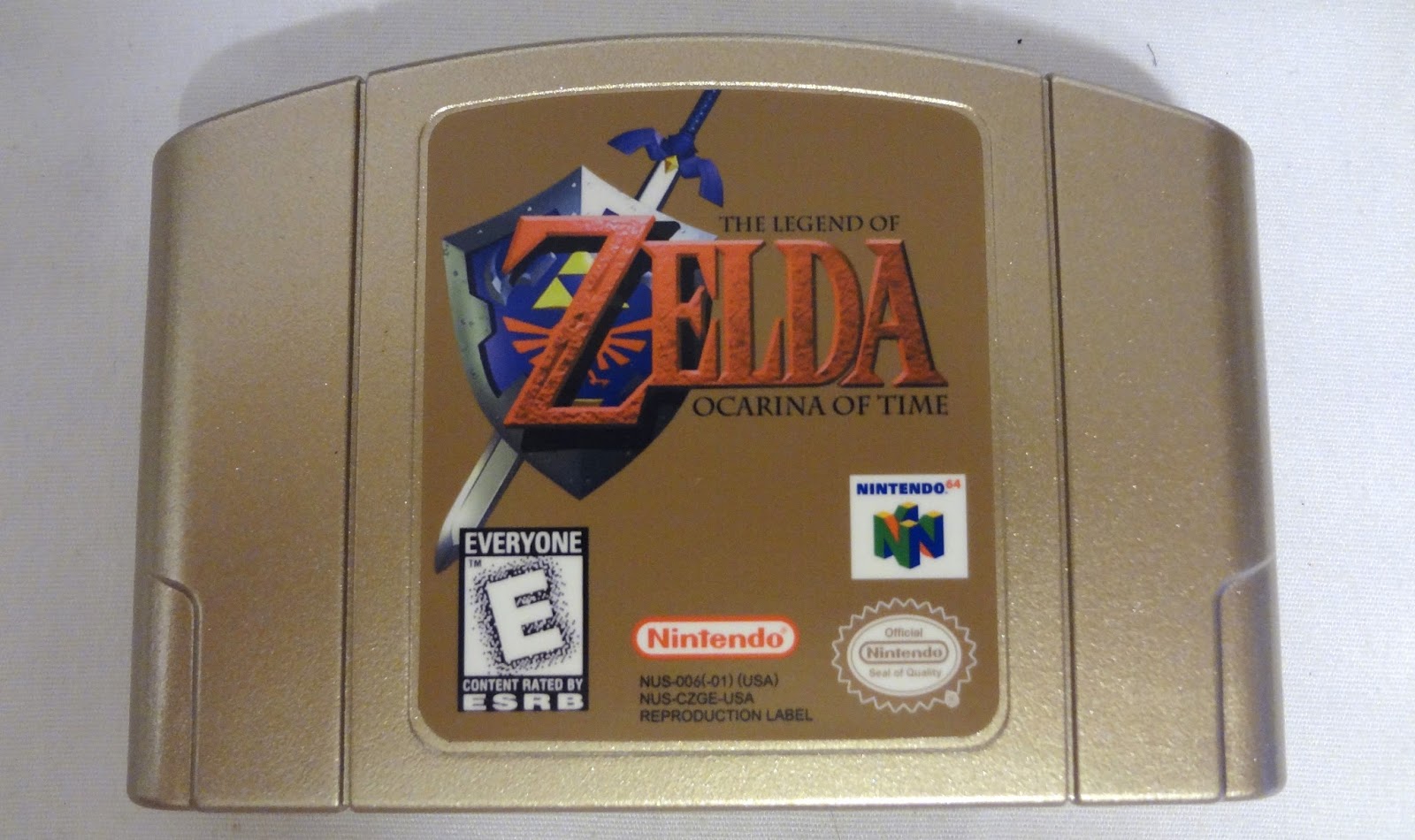 The Legend of Zelda: Ocarina of Time Replacement Label -  Denmark