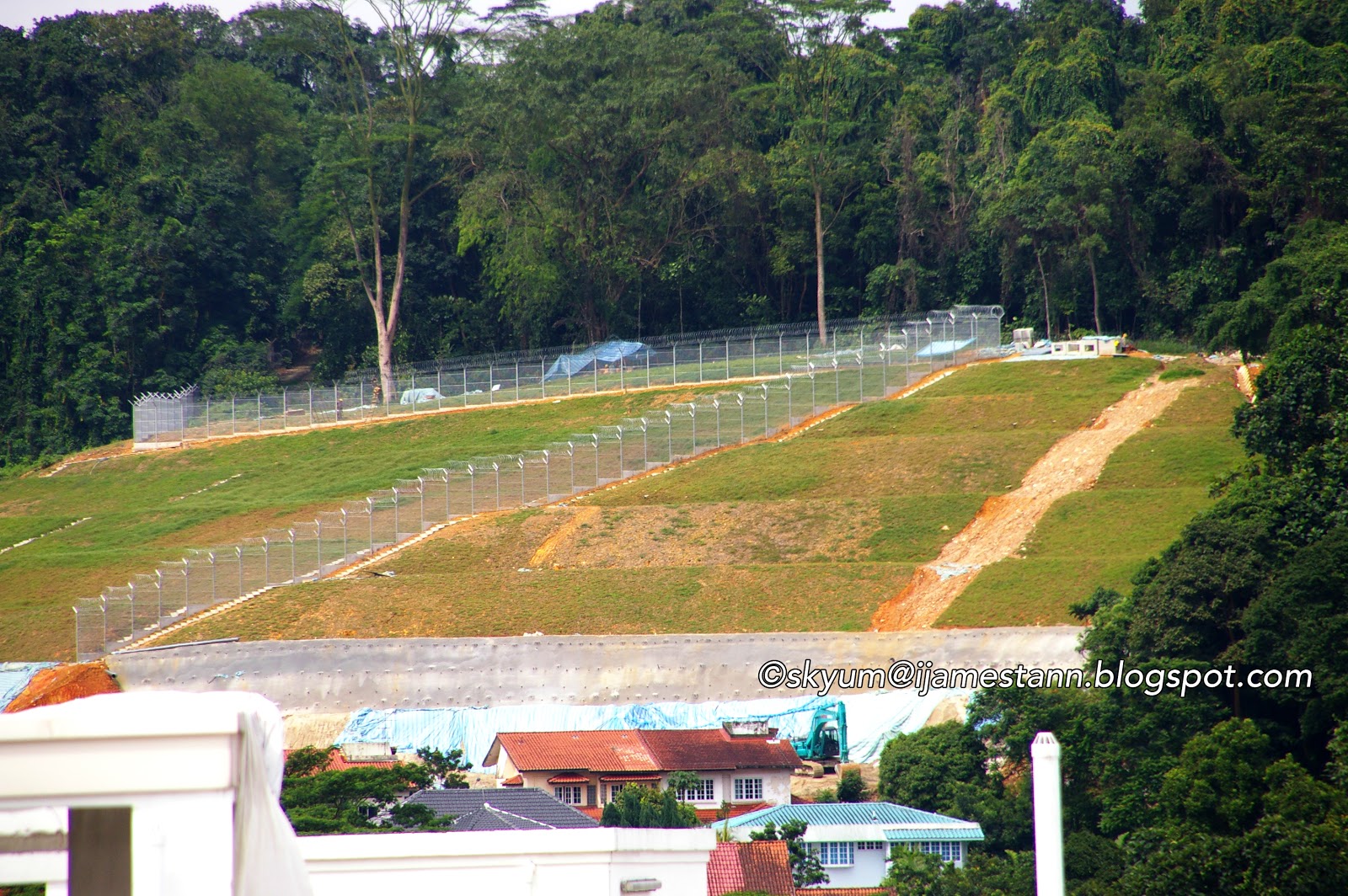Princess Elizabeth Estate The burial of the Hillview Mansion.