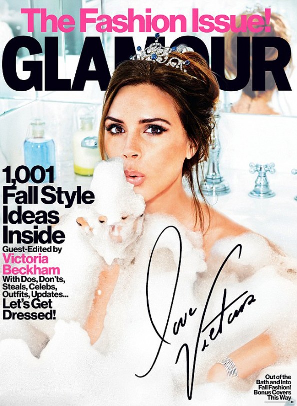 Victoria Beckham Covers Glamour: Why She Never Smiles - MyThirtySpot