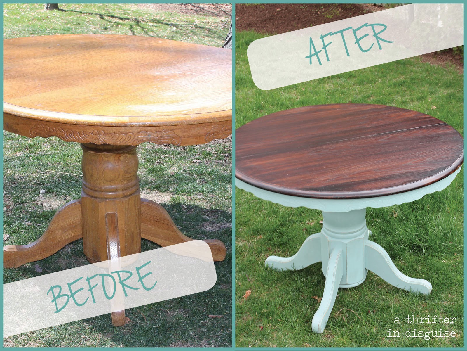 A Thrifter in Disguise Craigslist Dining Table Transformation