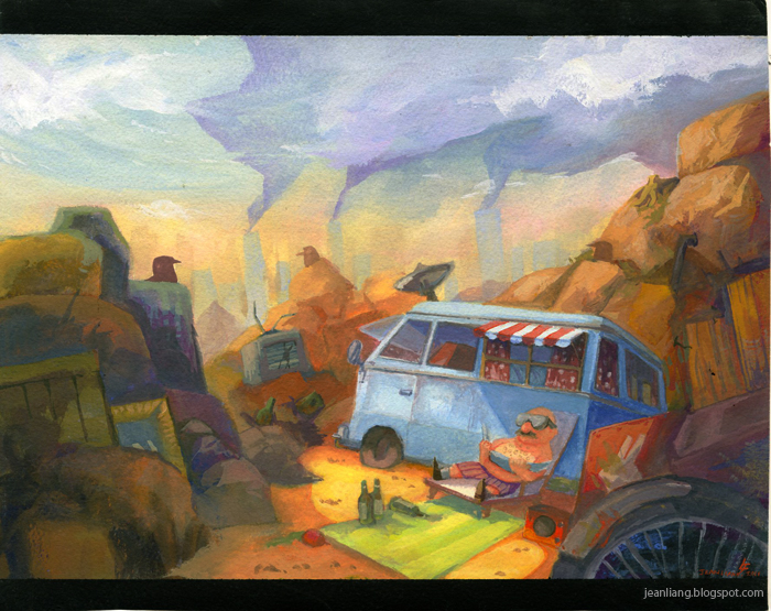 Contrasting Paintings