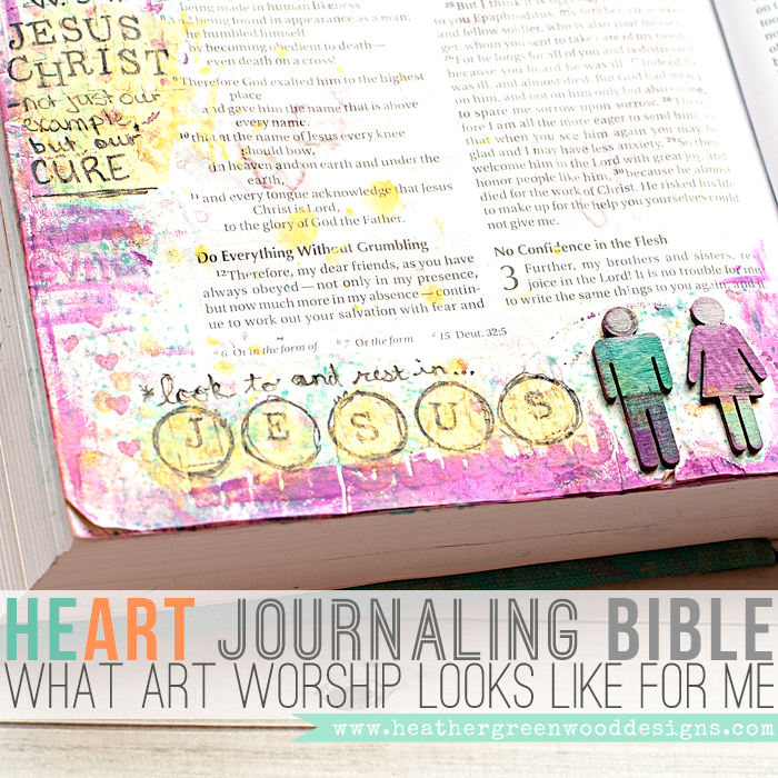 Heather Greenwood Designs: Art Journal Bible: Testing Journaling