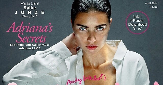 Magazines - The Charmer Pages : Adriana Lima - Interview Magazine
