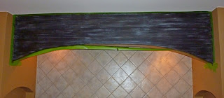 kitchen arch lettering background artwork