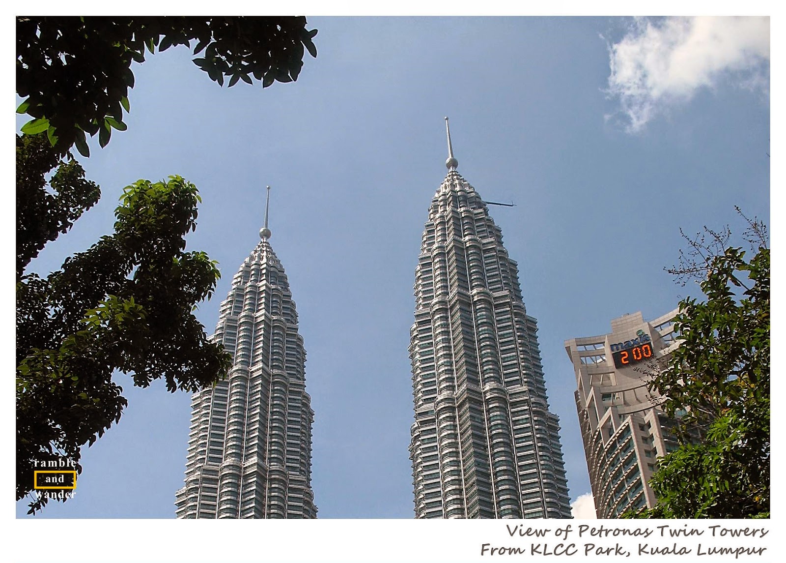 Malaysia KLCC Lake Symphony Water Fountain Show Ramble and Wander