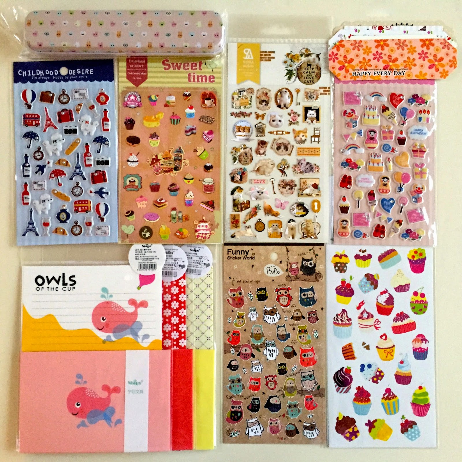 Suze likes, loves, finds and dreams Cute Stationery and Stickers Giveaway