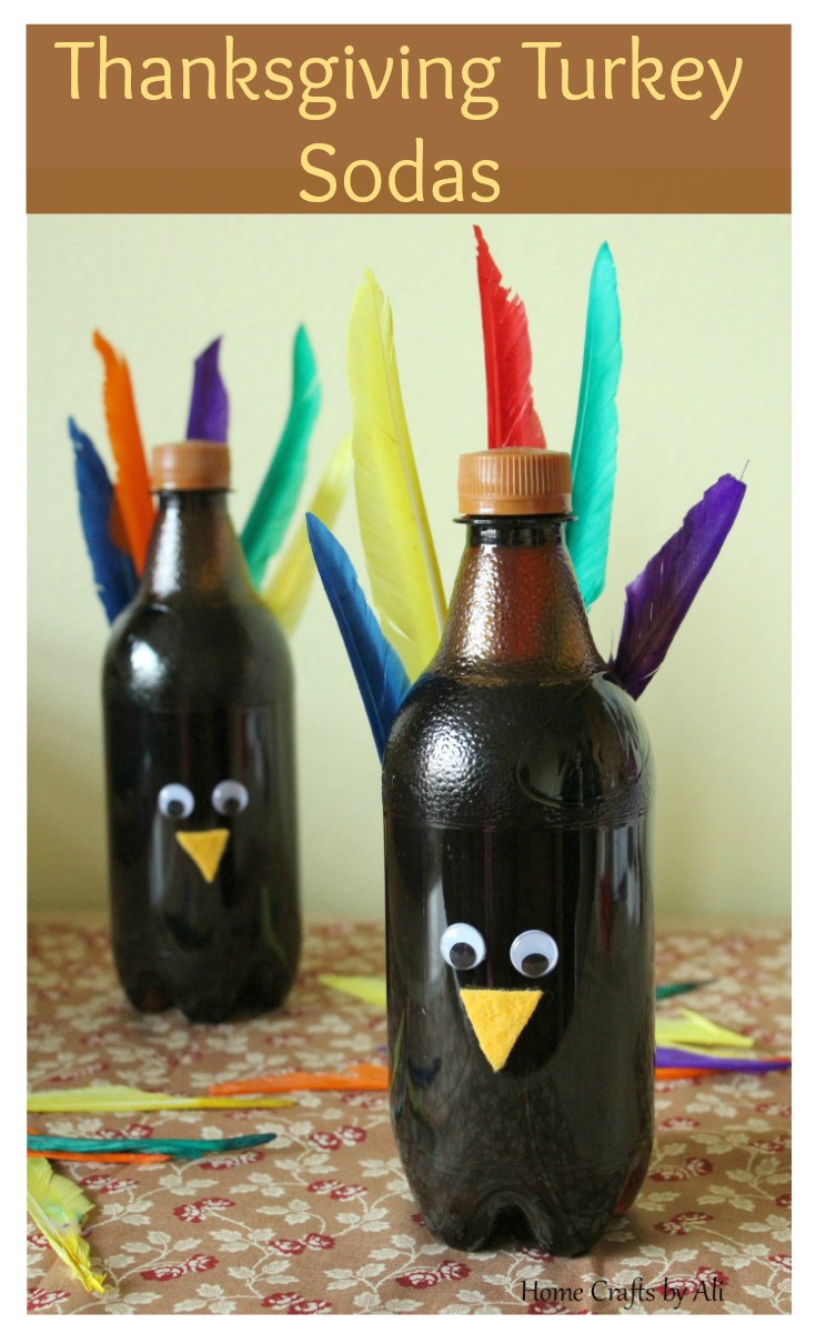 Thanksgiving Turkey Sodas Home Crafts by Ali
