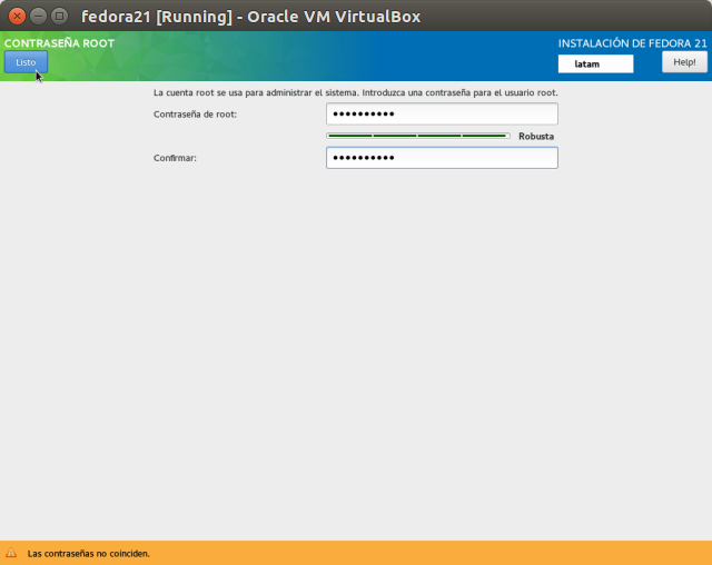 DriveMeca instalando Linux Fedora Workstation 21 paso a paso