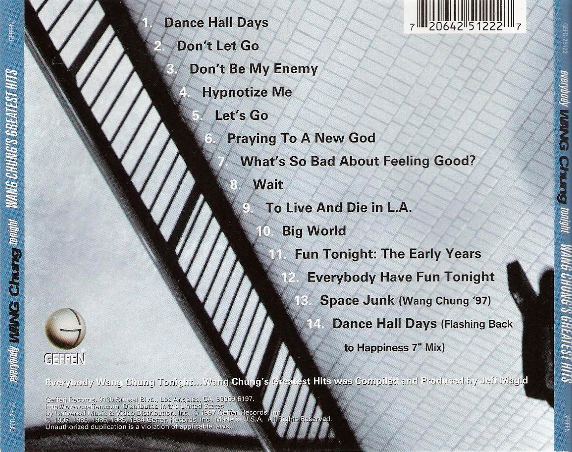 saltez Wang Chung Everybody Tonight Greatest Hits