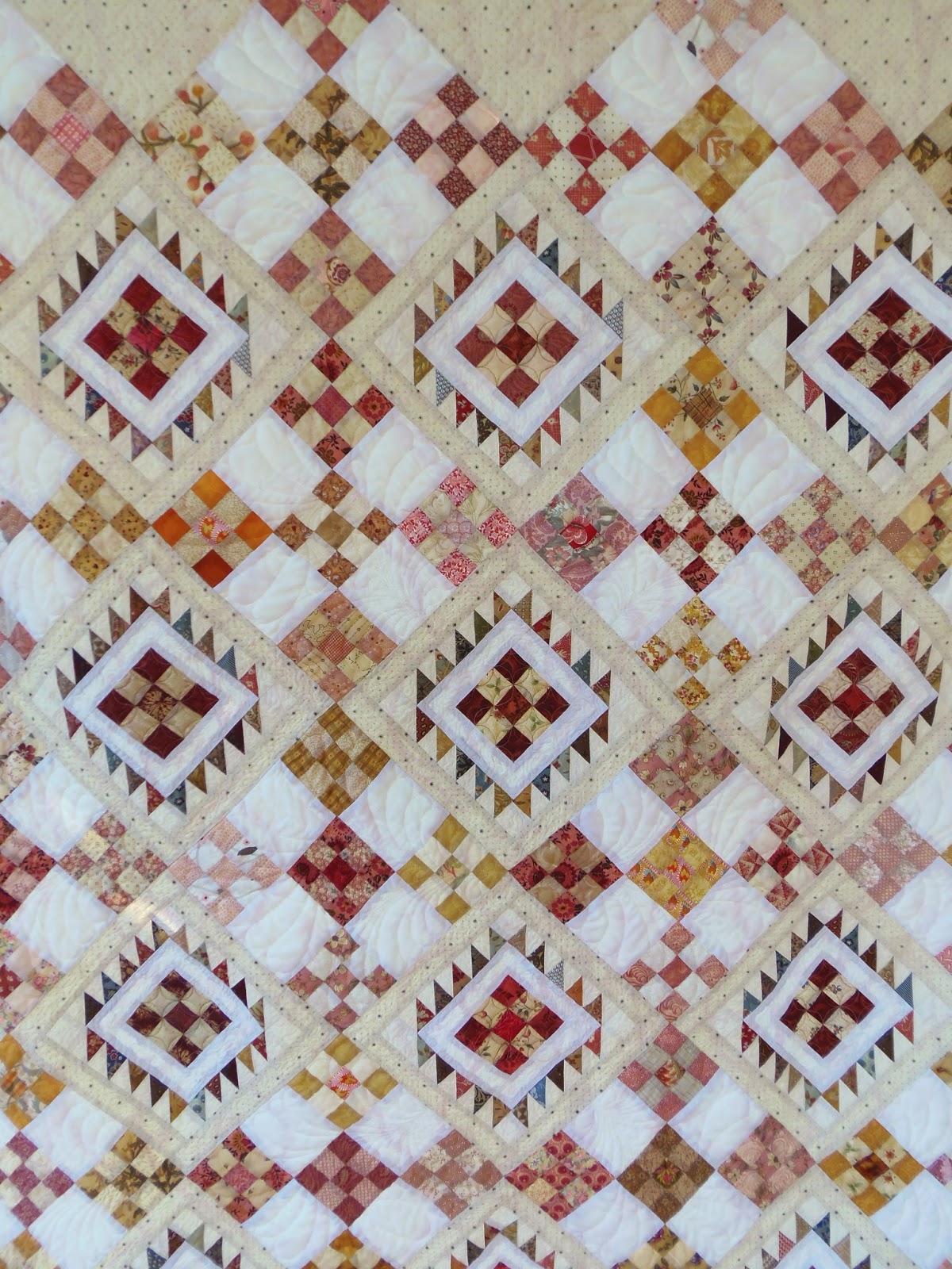 Faeries and Fibres It's Blogger's Quilt Festival Time Cherry Blossom