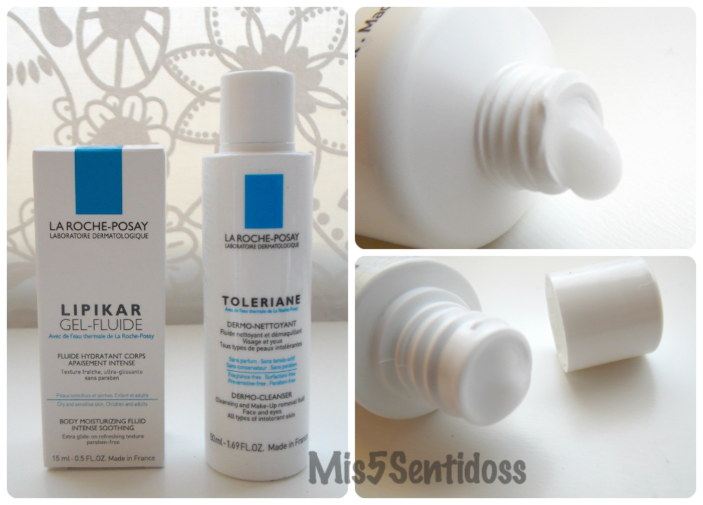 La Roche-Posay Toleriane Dermolimpiador y Lipikar Gel Fluido La Roche-Posay Toleriane Dermolimpiador y Lipikar Gel Fluido