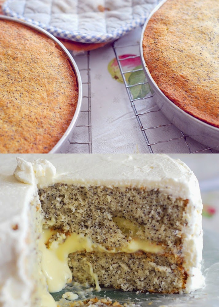 Grandma's Cooking School Poppy Seed Torte / Buttered Side Up