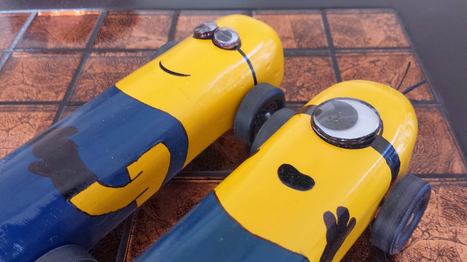 Poor MD Minion Pinewood Derby Car