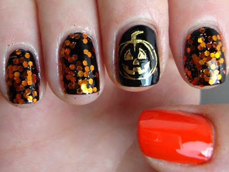 scary halloween nails art stickers