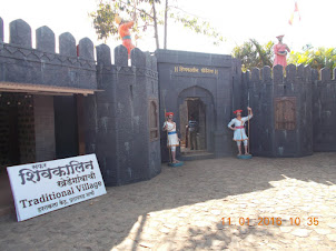 "Shivkalin Khedagaon" :- Entrance to Traditional village model.