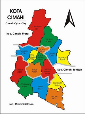 Peta Kota Cimahi - cimahicybercity.blogspot.com