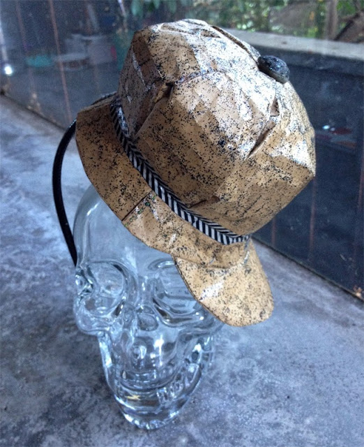 Lena Sekine DIY Paper bag hat