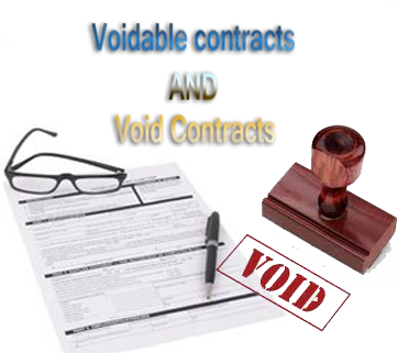 meaning of void and voidable contract