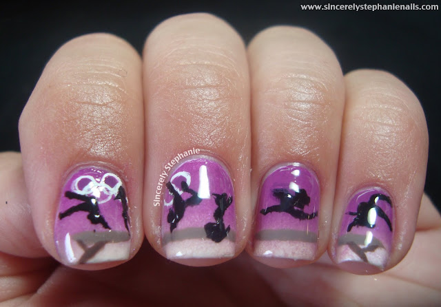 olympic nail art