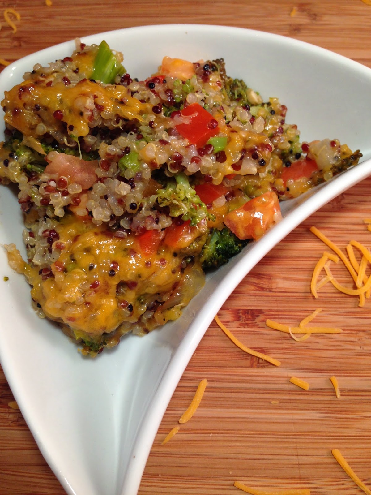 Vegetable Cheddar Quinoa