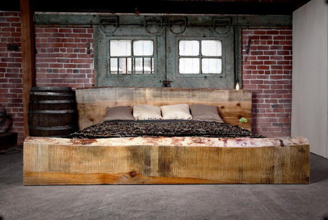 Спальня в индустриальном стиле фото