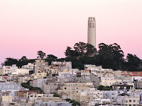 Coit Tower and Telegraph Hill at Twilight, San Francisco, Ca wallpapers