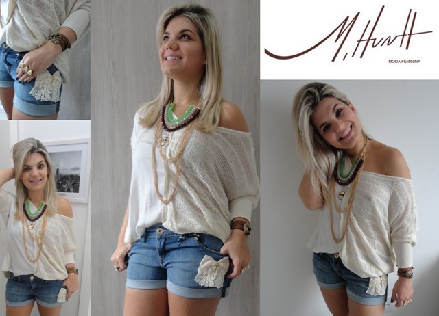 blusas para usar com short jeans a noite