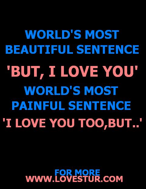 Worlds Most Beautiful Sentence .. ( Sad Love Quote ) Lovestur