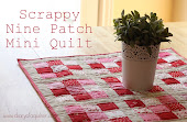 Scrappy Nine Patch mini-quilt