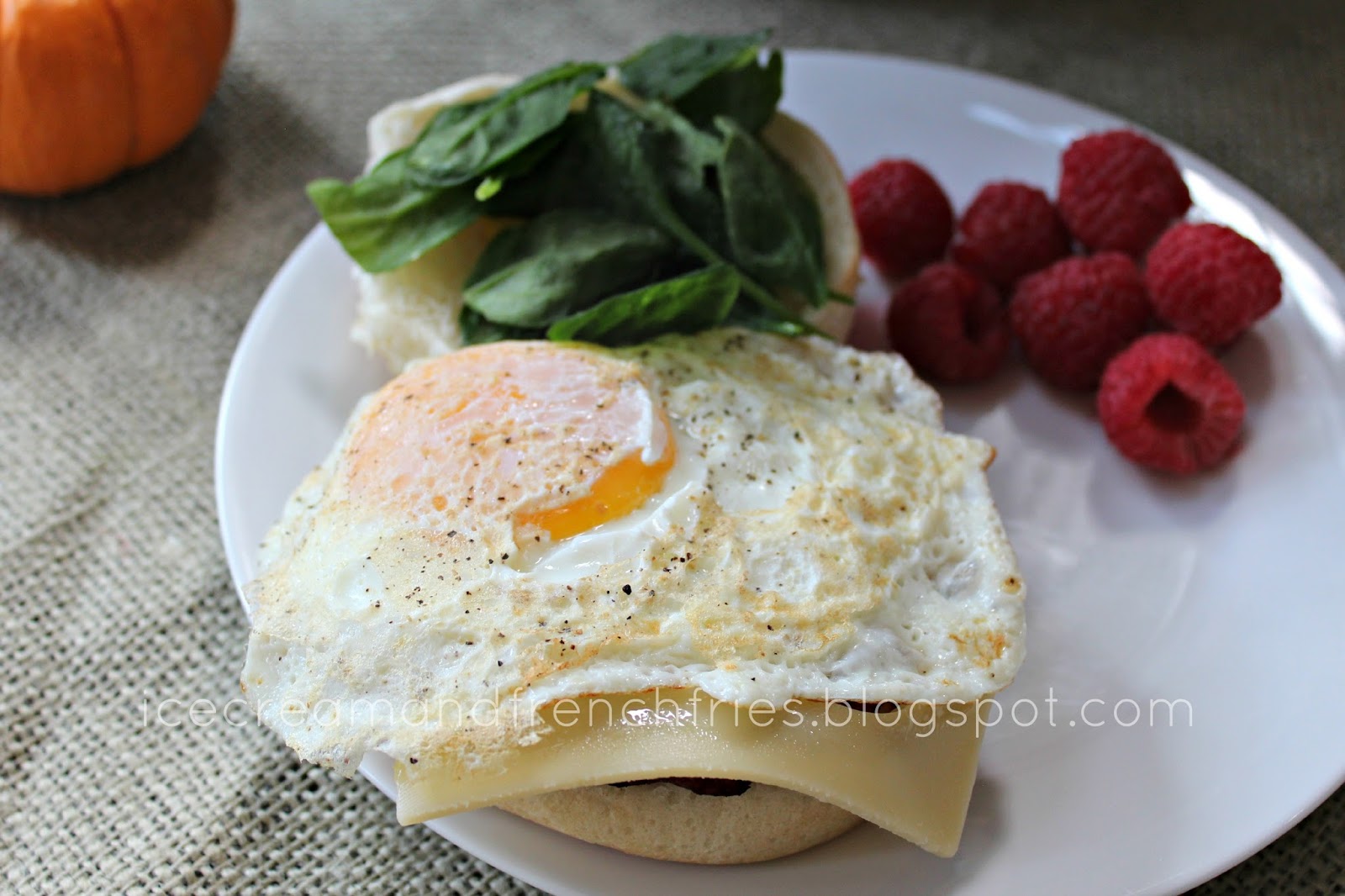 ice cream + french fries Quick and Easy Black Bean Breakfast Sandwich