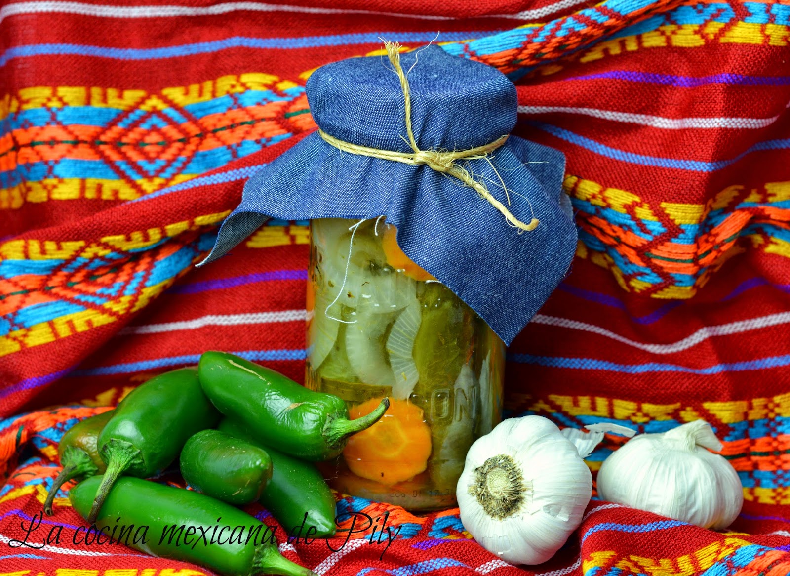 Chiles Jalapeños en Escabeche La Cocina Mexicana de Pily