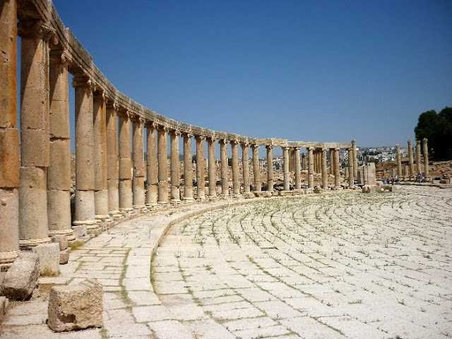 jerash, giordania, rovine romane
