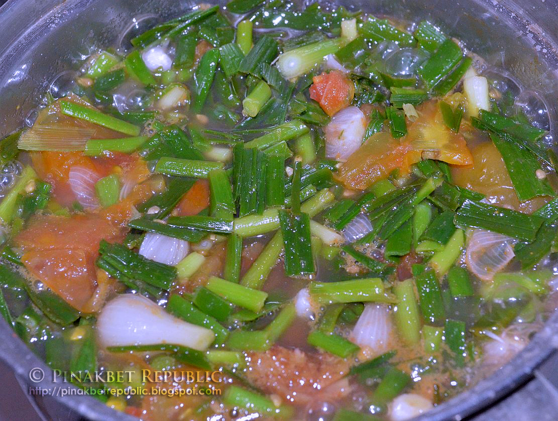 pinakbet a bawang, young garlic stew PINAKBET REPUBLIC