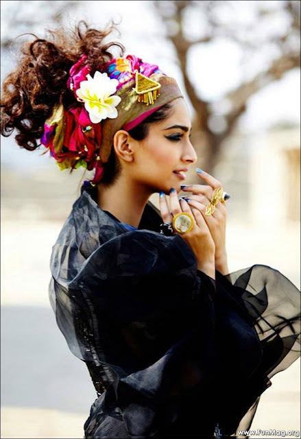 Sonam Kapoor Elle Photoshoot 2012 - Sonam Kapoor Elle Magazine 2012 HQ Pics