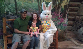 Maddie's first Easter Bunny Pic!