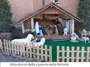 IL PRESEPE AL PARCO DRAGANZIOLO E A LATO DELLA CHIESA PARROCCHIALE