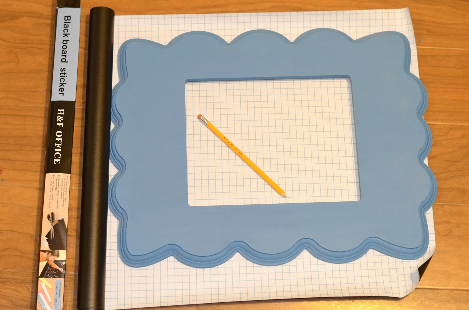 Digital Designs Scrapbooking Vinyl Chalkboard Fridge Message Board