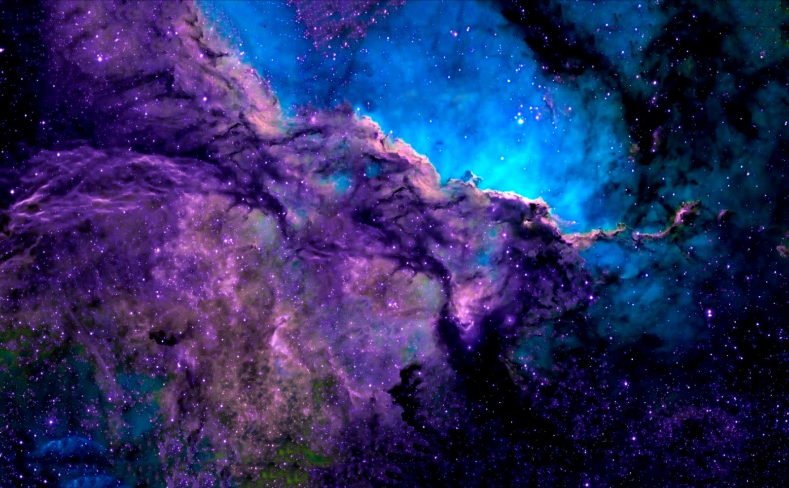 Purple and Blue Space Nebula 1920 X 1080 Purple and Blue Space Nebula 1920 X 1080