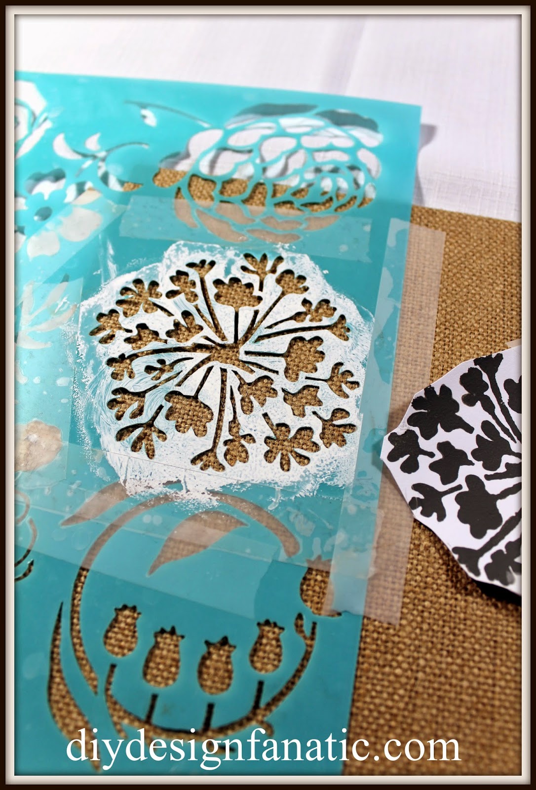 Practice makes more perfect applies in stenciling.