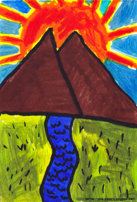 Mountain Valley Drawing by SayuriSakurai on DeviantArt Mountain Valley Drawing by SayuriSakurai on DeviantArt