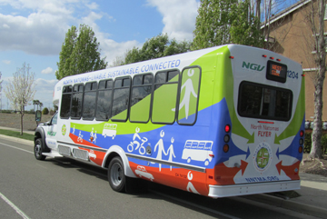 julie stehr design natomas flyer shuttle