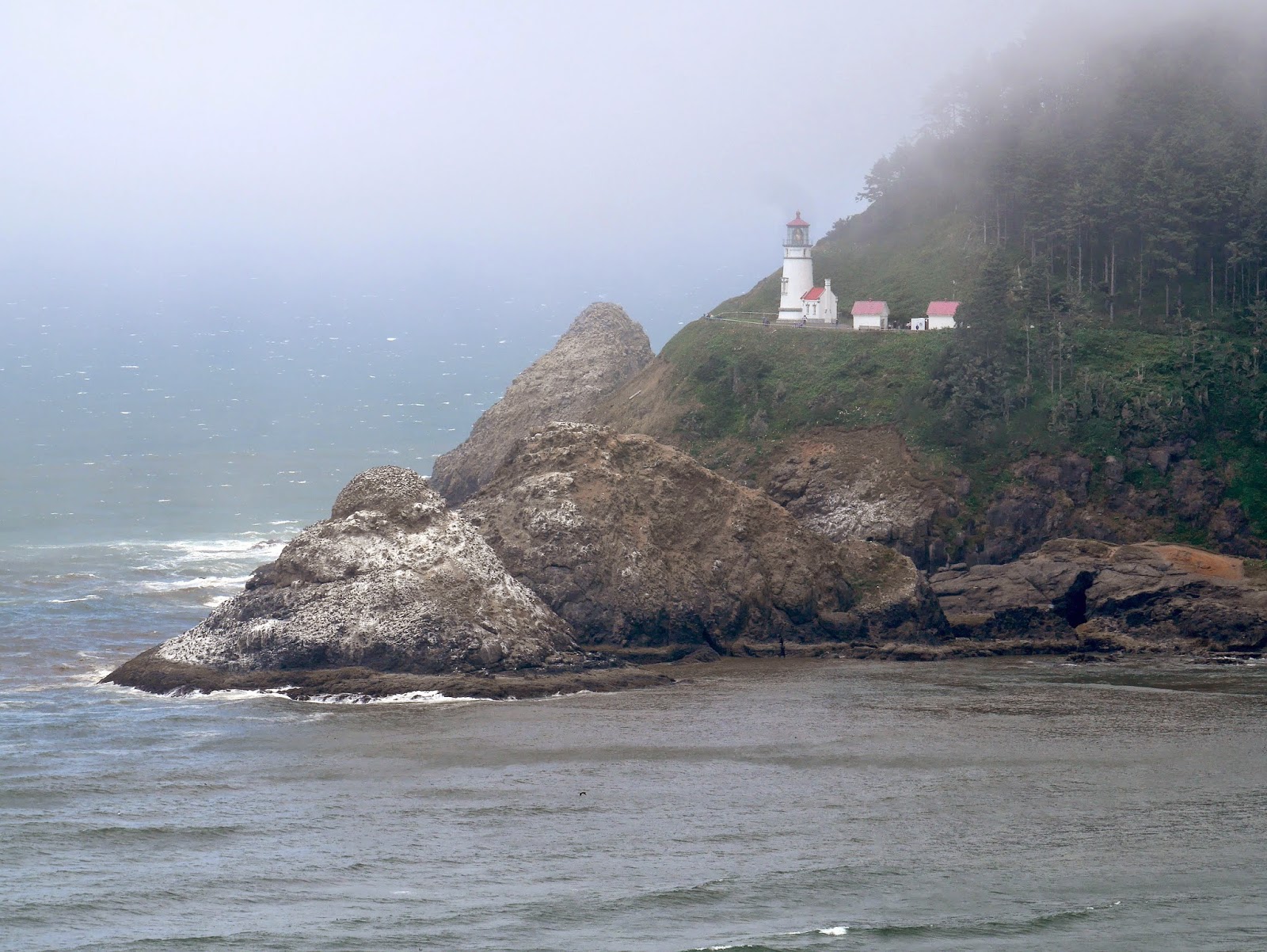 Oregon Coast from Coos Bay to Pacific City, or Two Lighthouses and
