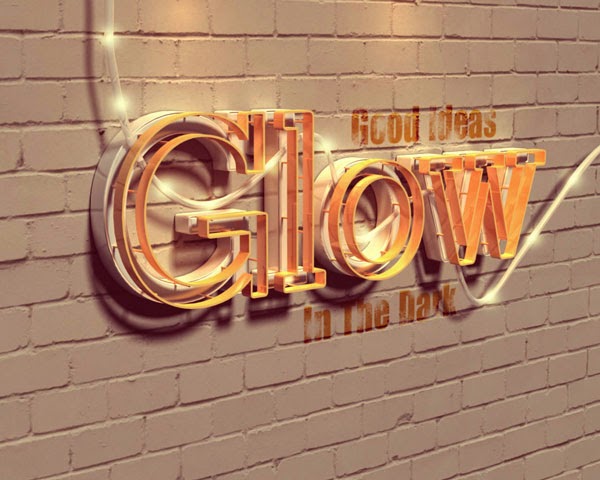 Create a Glowing 3D Text Effect Create a Glowing 3D Text Effect