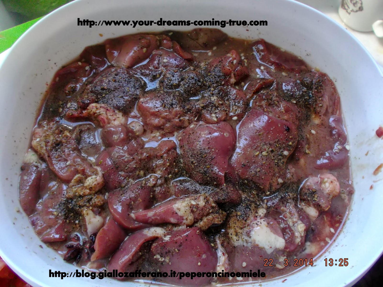 Chicken Livers & Hearts With Ouzo On Leek & Carrot Rice