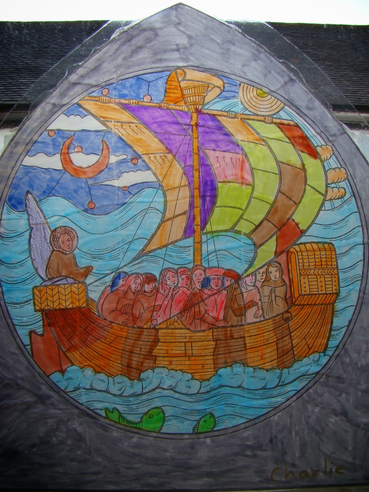 Hitcham's Blog Stained Glass Windows in School