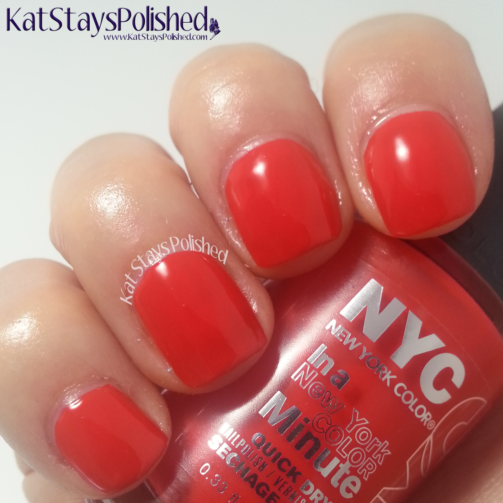 NYC New York Color - City Samba - Carnival Red | Kat Stays Polished
