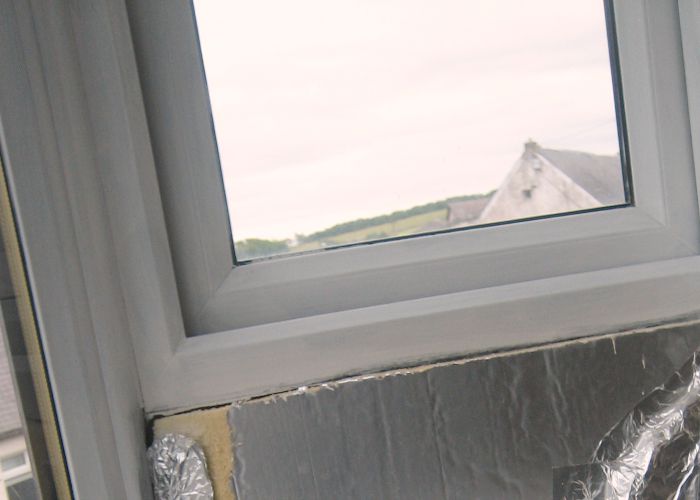 Our Handmade Home Painting Dark UPVC Window Frames