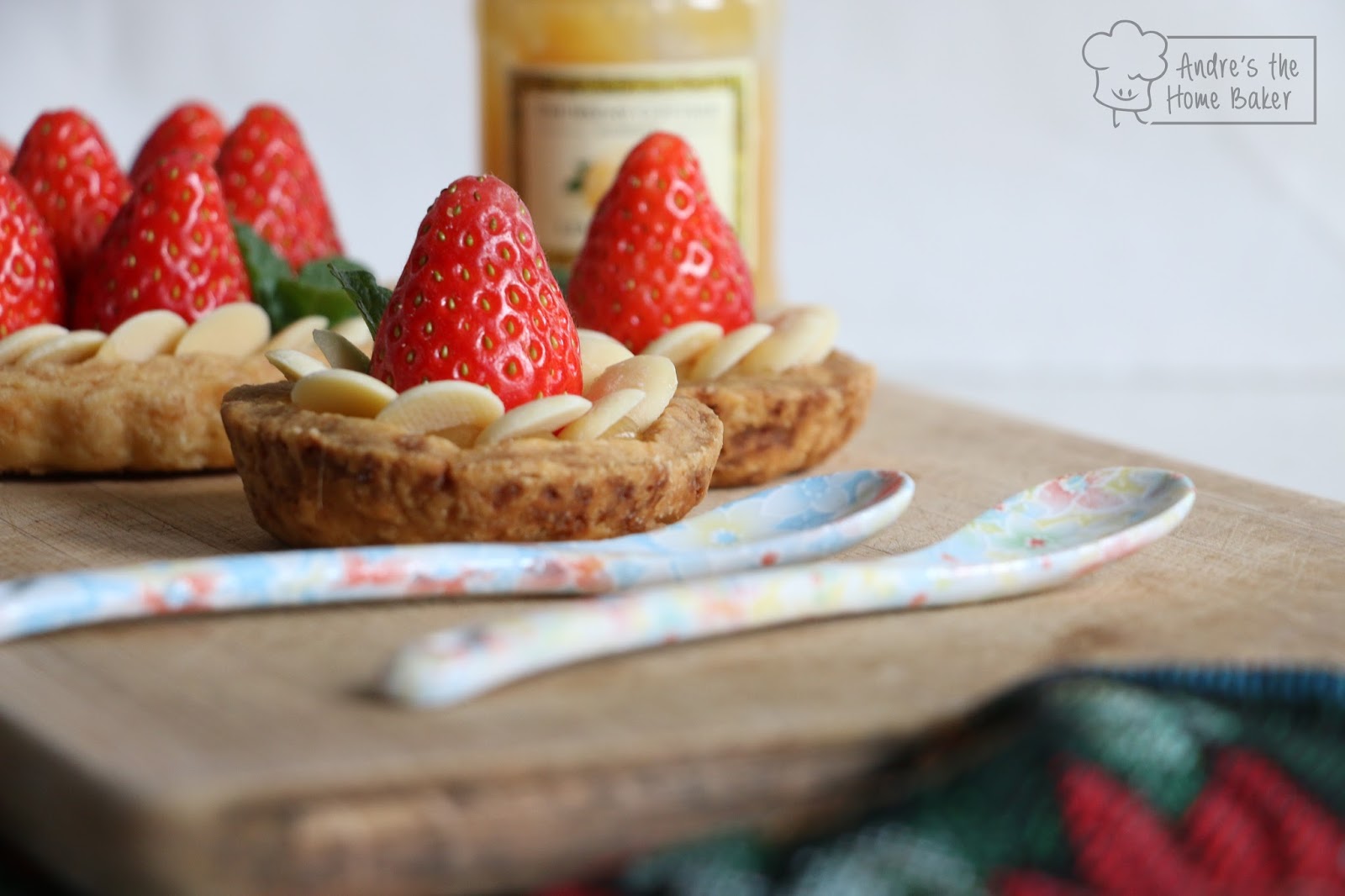 Andre's the Home Baker ♥ Strawberry Lemonade Tart ♥